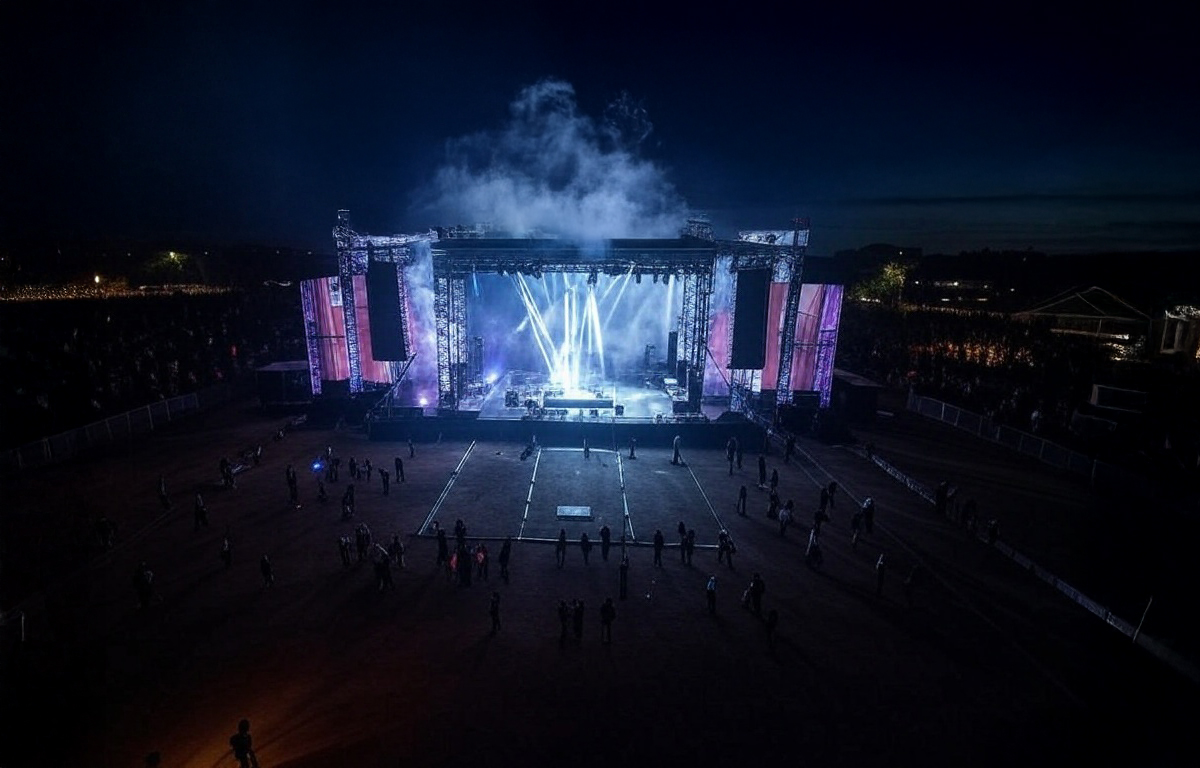 ED Pro music festival stage